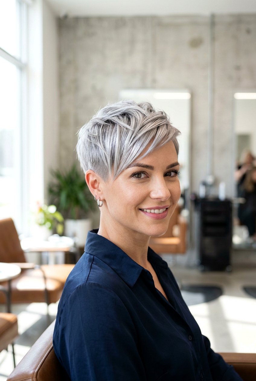 Short pearl gray hair - 20 pearl gray hair color - 20 pearl gray hair color