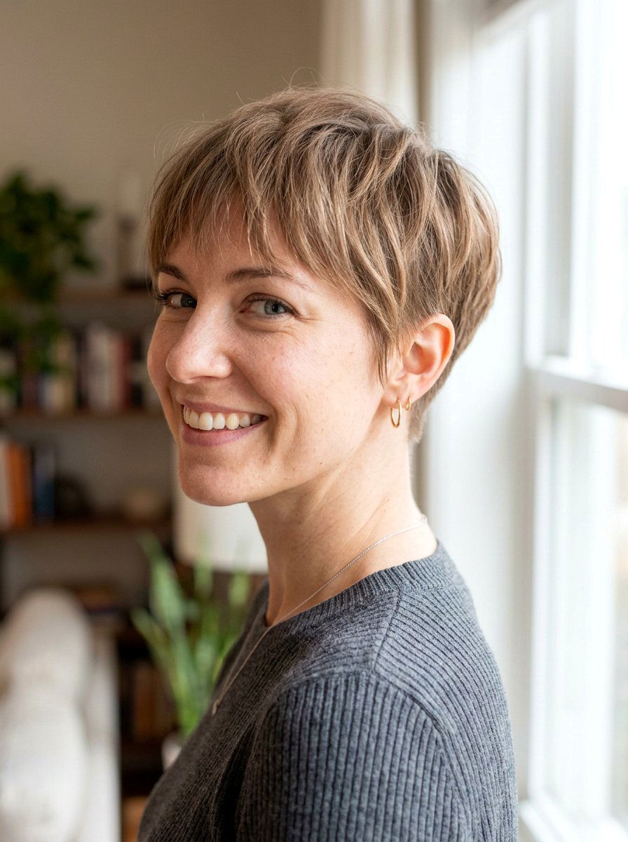 Short pixie with wispy fringe - 20 wispy pixie haircut for older women - 20 wispy pixie haircut for older women