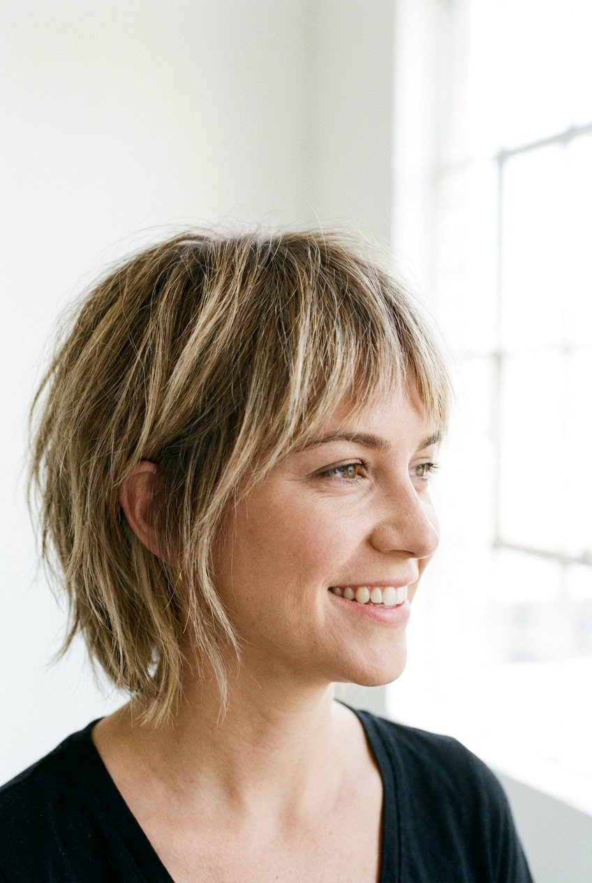 Short shaggy haircut - 20 short layered haircuts - 20 short layered haircuts