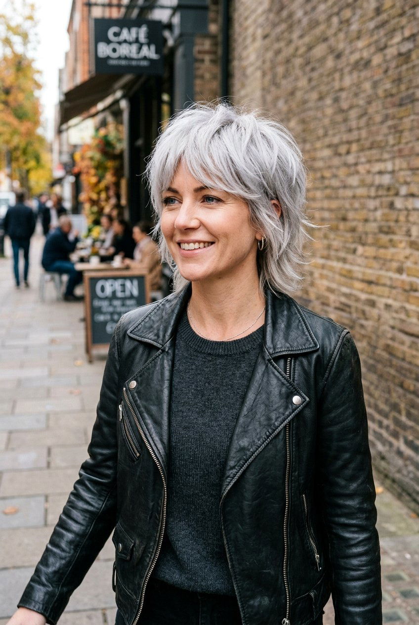 Short silver shag haircut - 20 elegant silver hairstyles for women - 20 elegant silver hairstyles for women