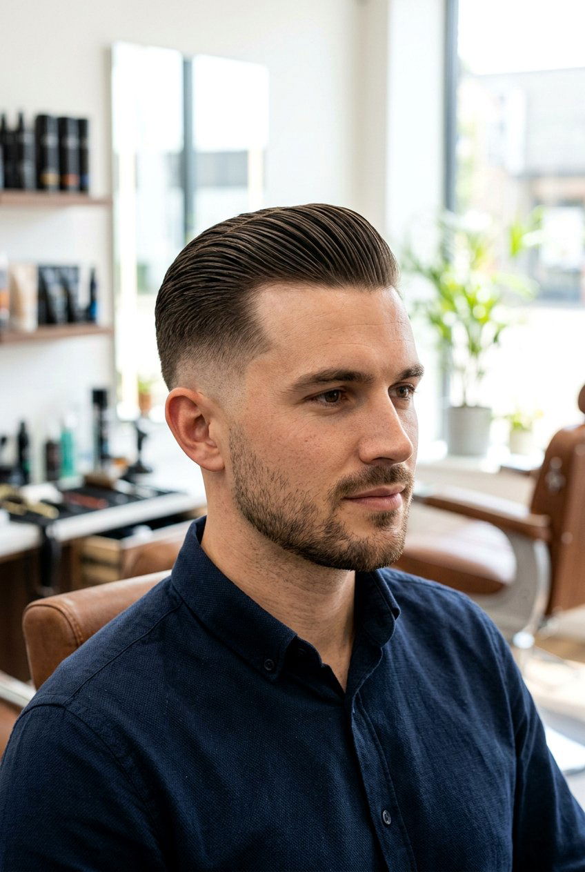 Short slick back - 20 slick back haircut for men - 20 slick back haircut for men
