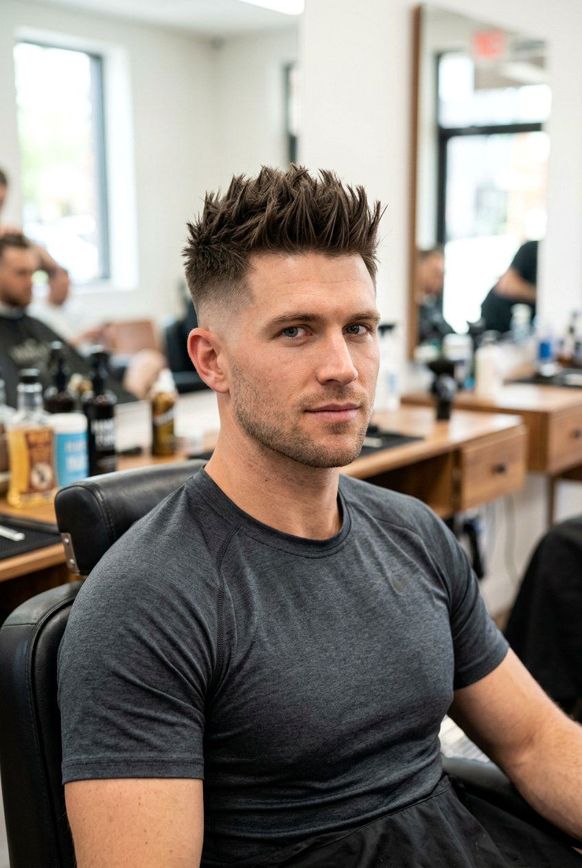 Short spiky hair - 20 hairstyles for men with thick hair - 20 hairstyles for men with thick hair