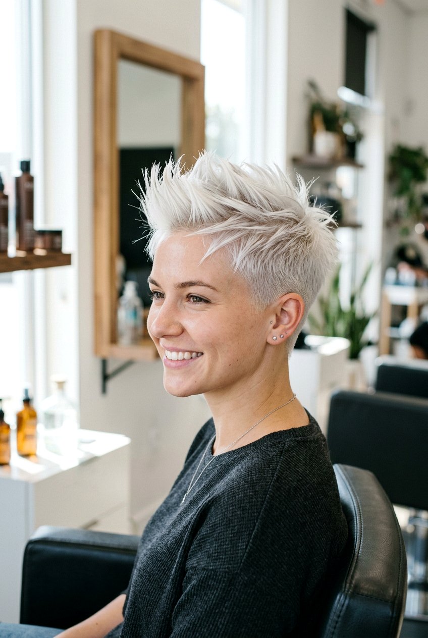 Short spiky pixie - 20 spiky pixie haircut - 20 spiky pixie haircut