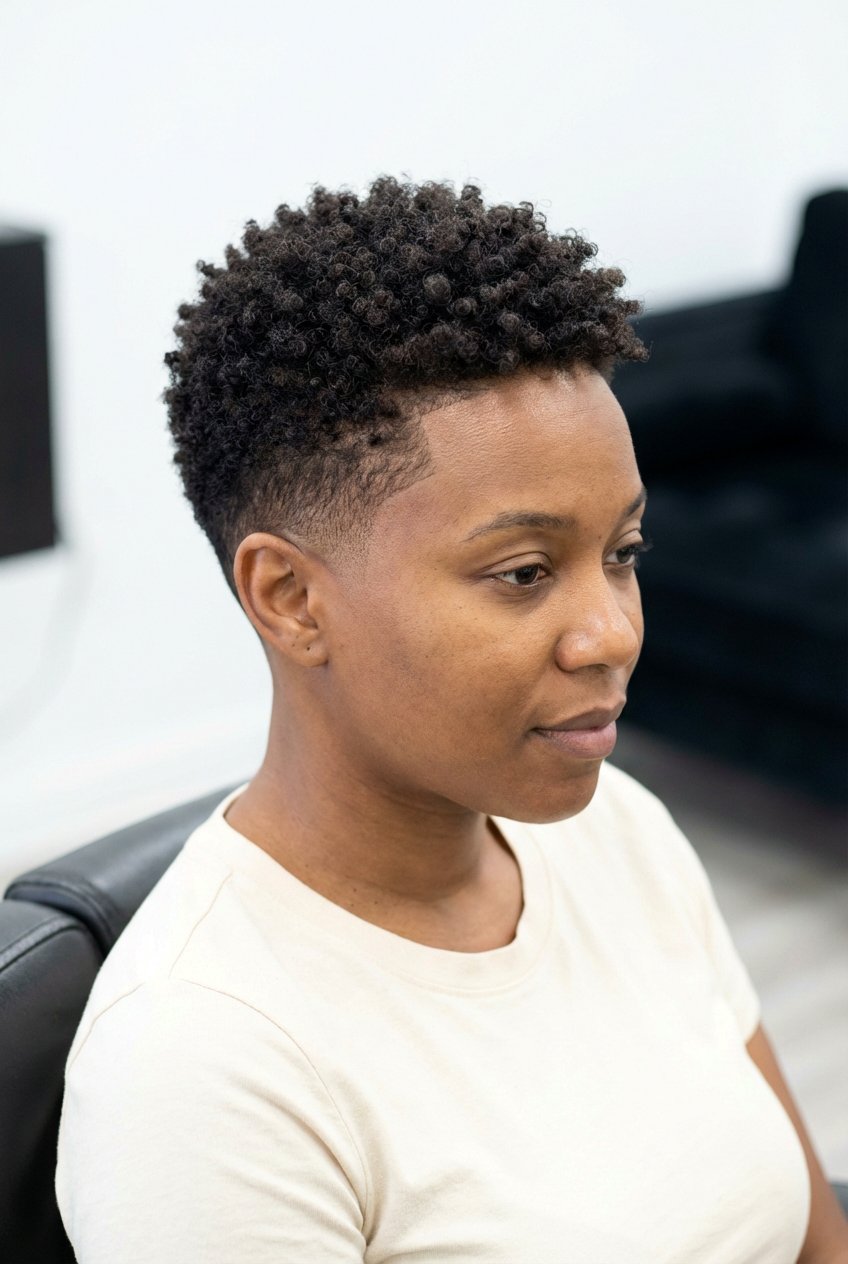 Short tapered afro - 20 afro hairstyles for women - 20 afro hairstyles for women