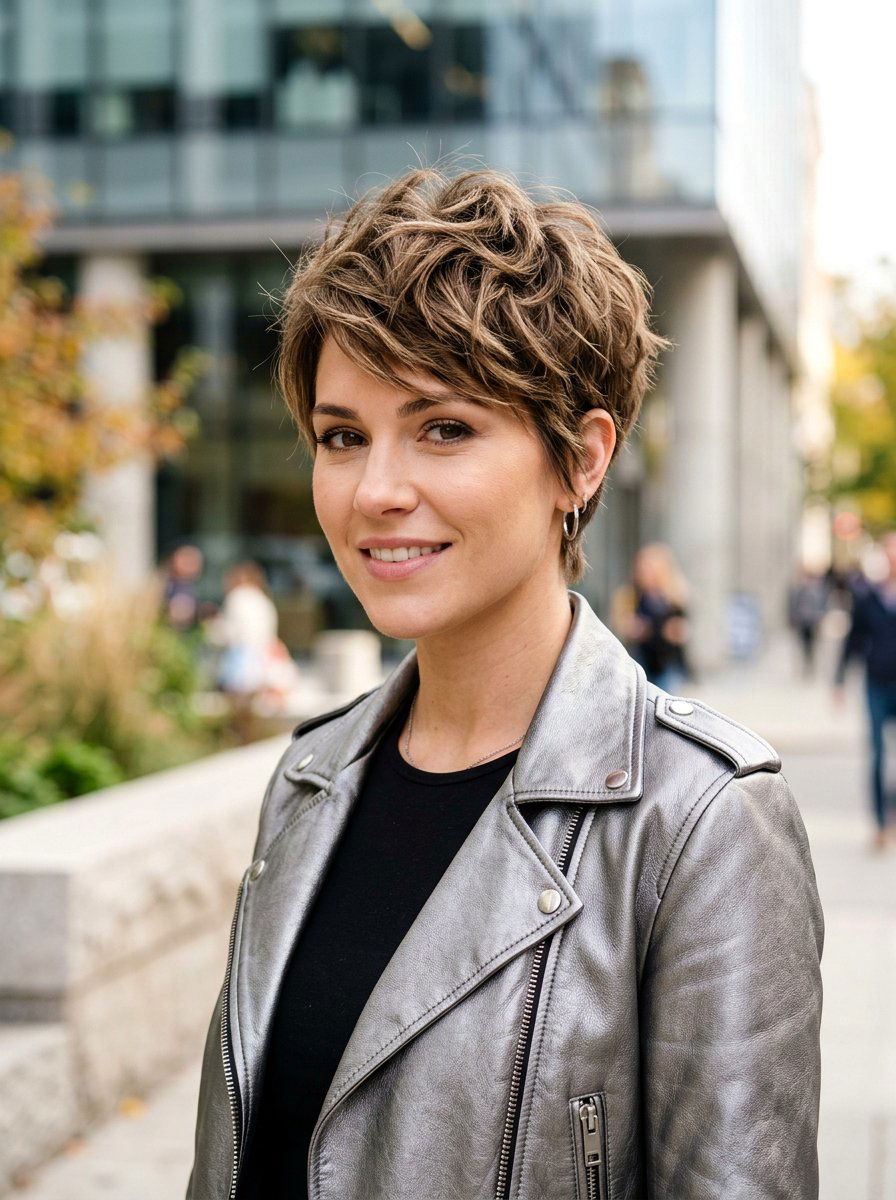 20 Stunning Textured Layers for Thick Hair Women Styles