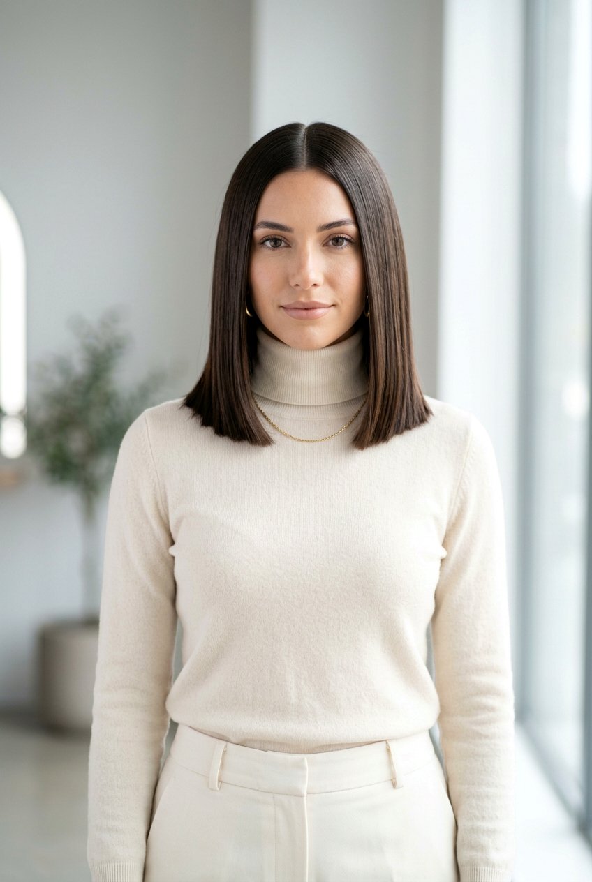 Shoulder Grazing Bob Haircut For Straight Hair - 20 shoulder grazing bob haircut - 20 shoulder grazing bob haircut