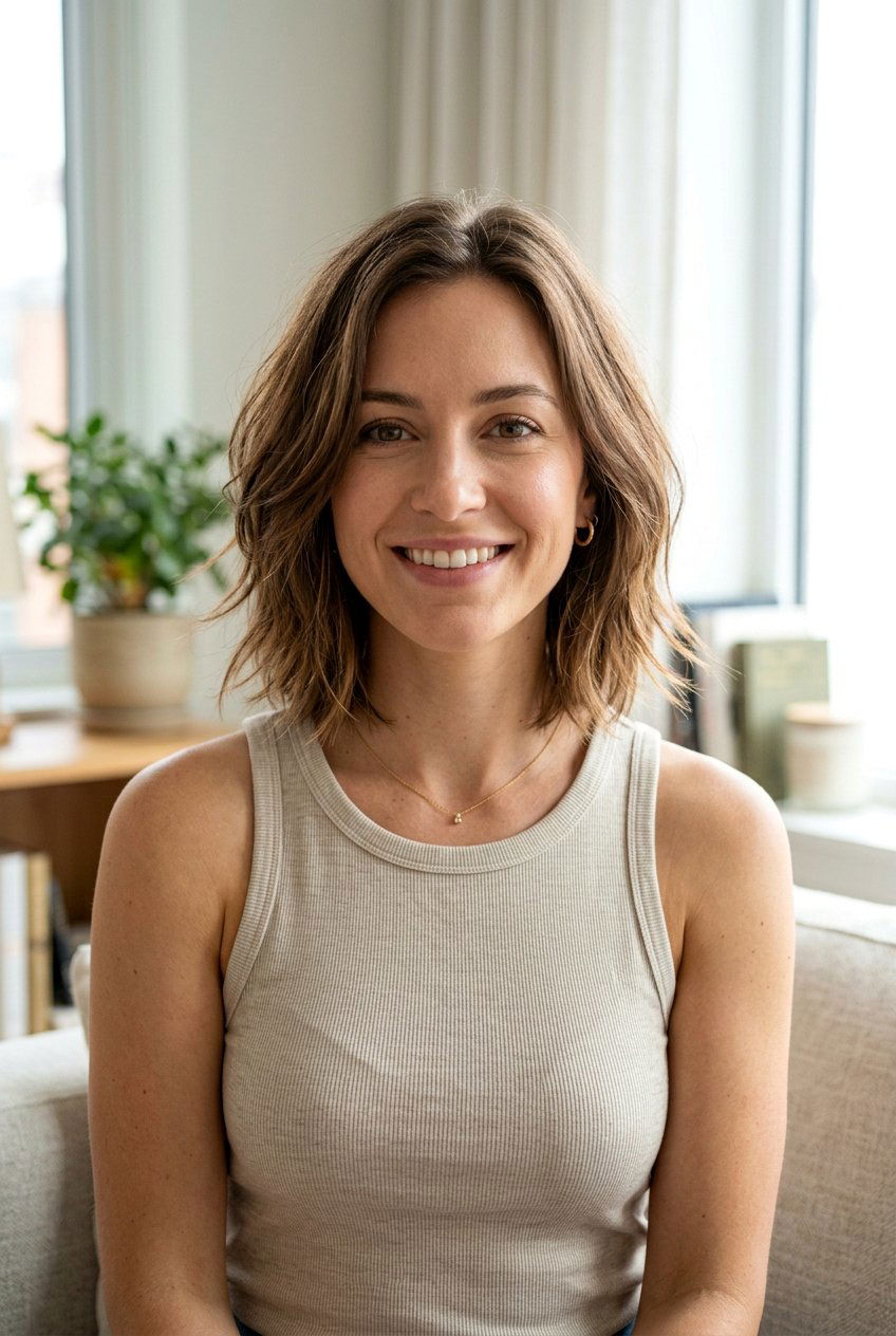 Shoulder Grazing Bob With Wispy Ends - 20 modern bob haircut with movement - 20 modern bob haircut with movement