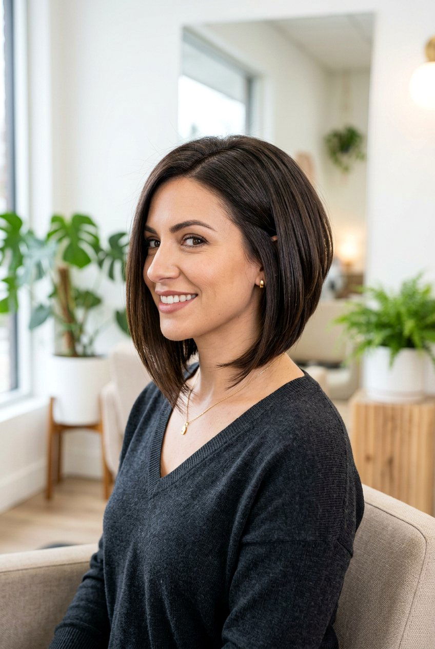 Shoulder Grazing Inverted Bob Haircut - 20 shoulder grazing bob haircut - 20 shoulder grazing bob haircut