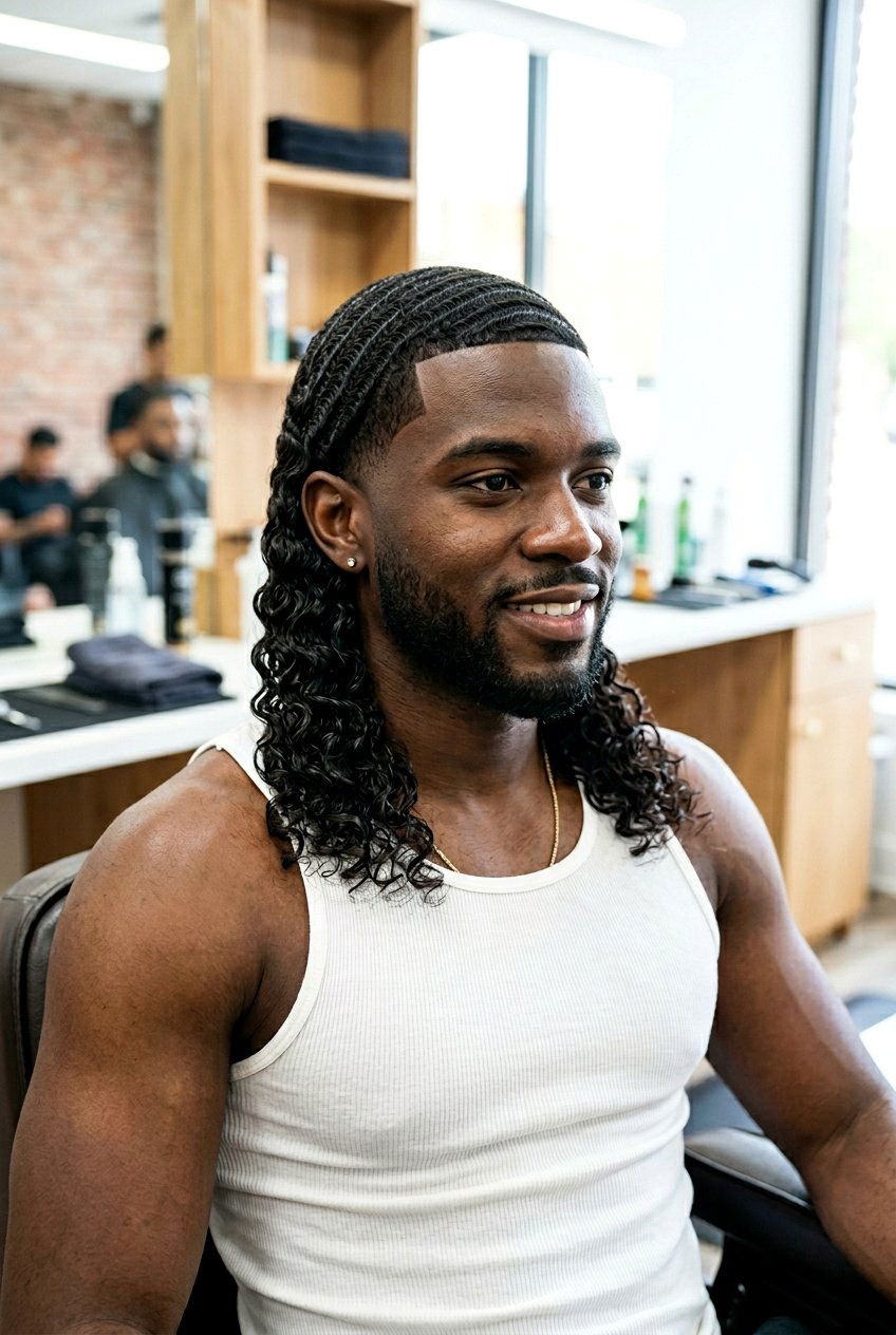 Shoulder Length 360 Waves - 20 men shoulder length waves haircut - 20 men shoulder length waves haircut