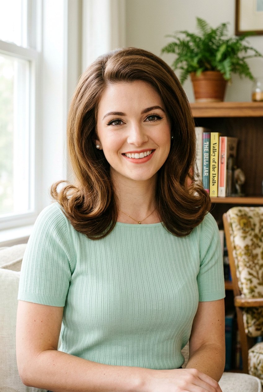 Shoulder Length 60s Flip Haircut - 20 60s flip hairstyle - 20 60s flip hairstyle