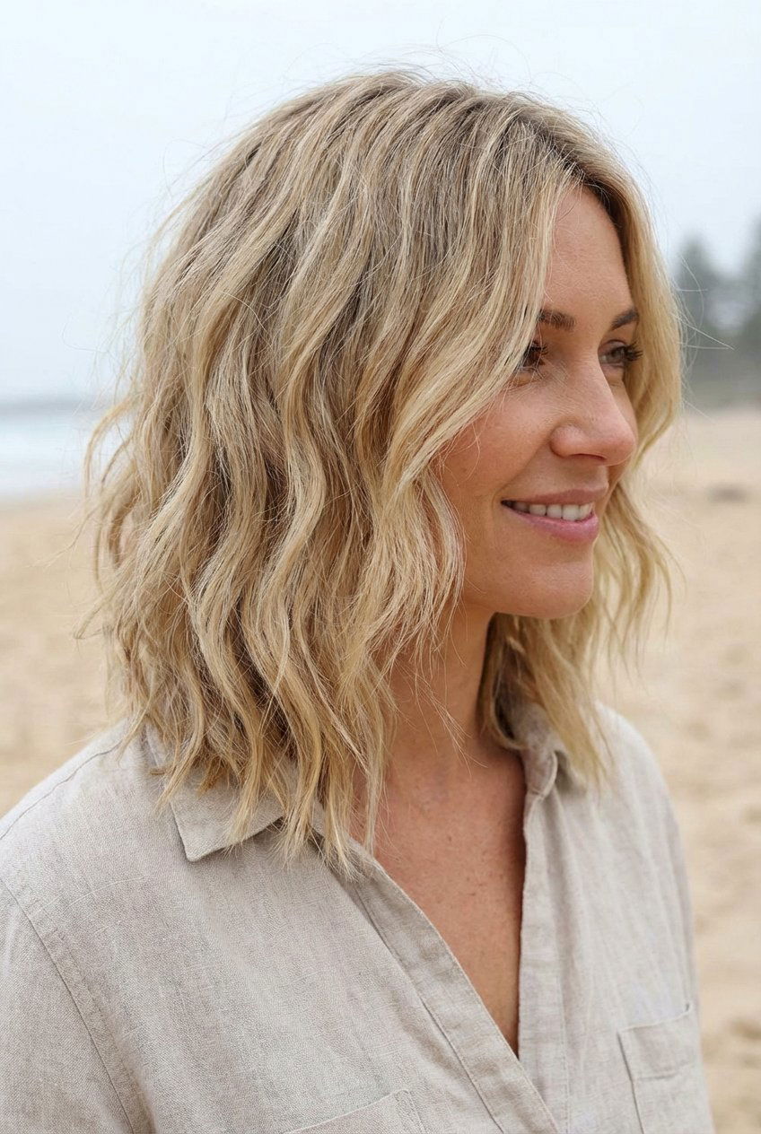 Shoulder Length Beach Wave Perm - 20 beach wave perm - 20 beach wave perm