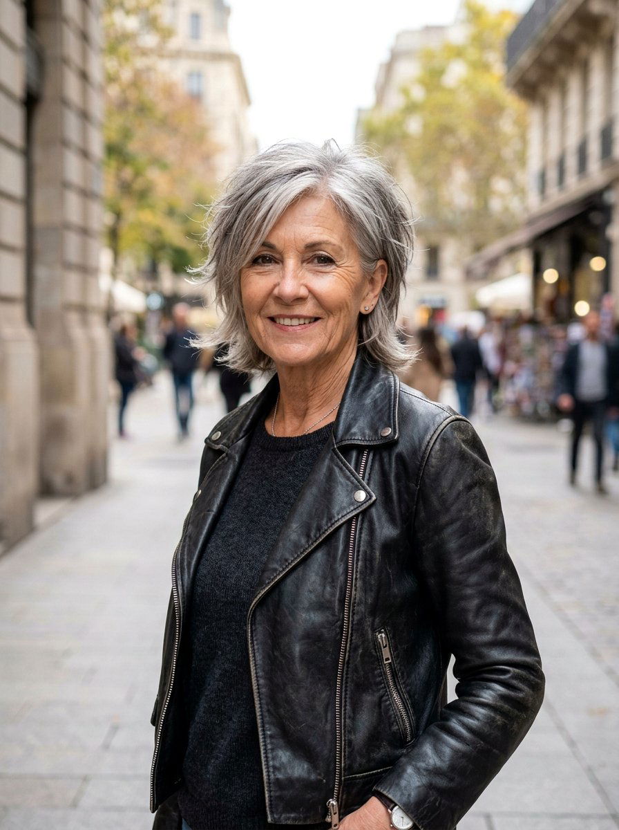 Shoulder Length Bixie Cut - 20 polished shoulder length hairstyle for older women - 20 polished shoulder length hairstyle for older women