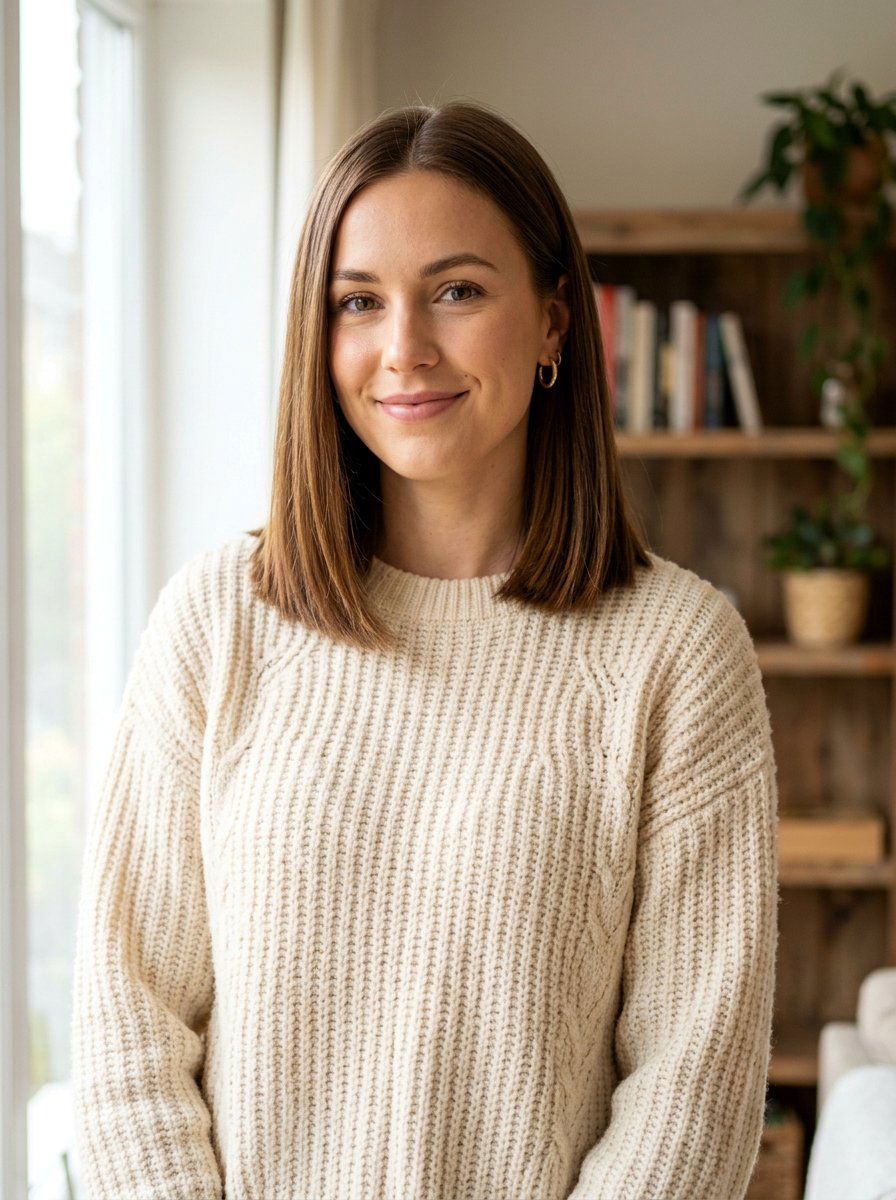 Shoulder Length Blunt Cut - 20 polished haircut for fine thin hair - 20 polished haircut for fine thin hair