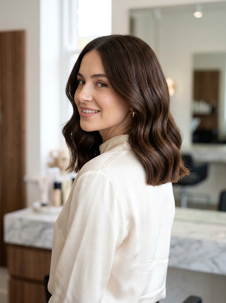 Shoulder Length Blunt Cut - 20 haircut for 3a curly hair - 20 haircut for 3a curly hair