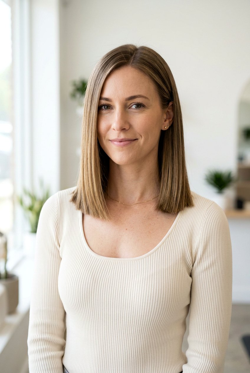 Shoulder Length Blunt Cut for Split Ends - 20 haircuts for split ends - 20 haircuts for split ends