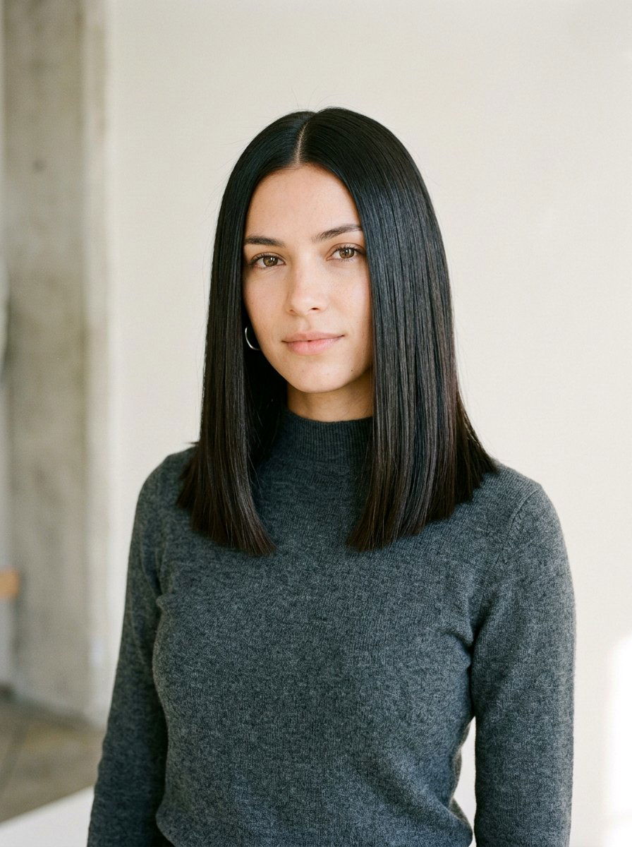 Shoulder Length Blunt Lob For Thick Hair - 20 shoulder length haircut for thick hair - 20 shoulder length haircut for thick hair