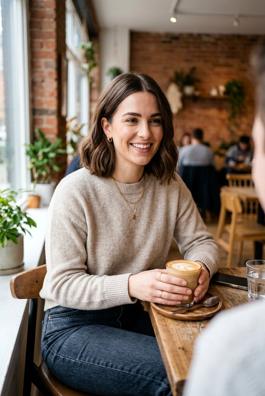 Shoulder Length Bob Coffee Date Hair - 20 coffee date hairstyles - 20 coffee date hairstyles