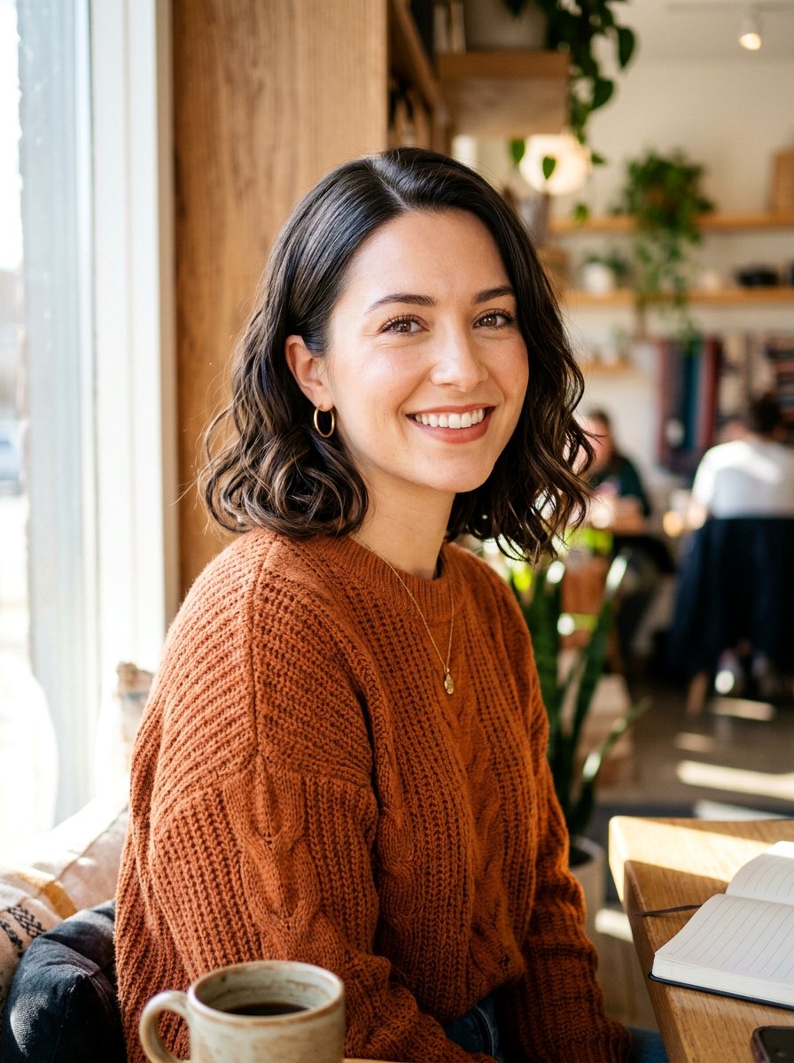 Shoulder Length Bob Haircut For 2B Wavy Hair - 20 haircut for 2b wavy hair - 20 haircut for 2b wavy hair