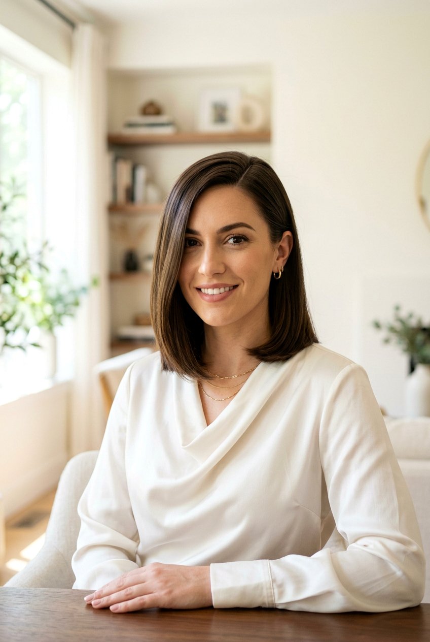 Shoulder Length Bob Haircut With Side Part - 20 shoulder grazing bob haircut - 20 shoulder grazing bob haircut