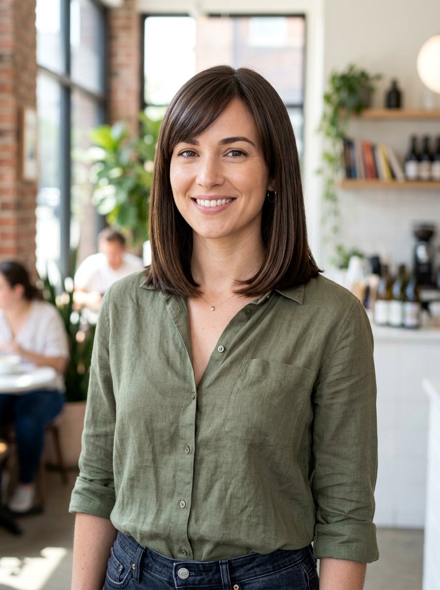 Shoulder Length Bob With Side Bangs - 20 shoulder length haircut with side bangs - 20 shoulder length haircut with side bangs