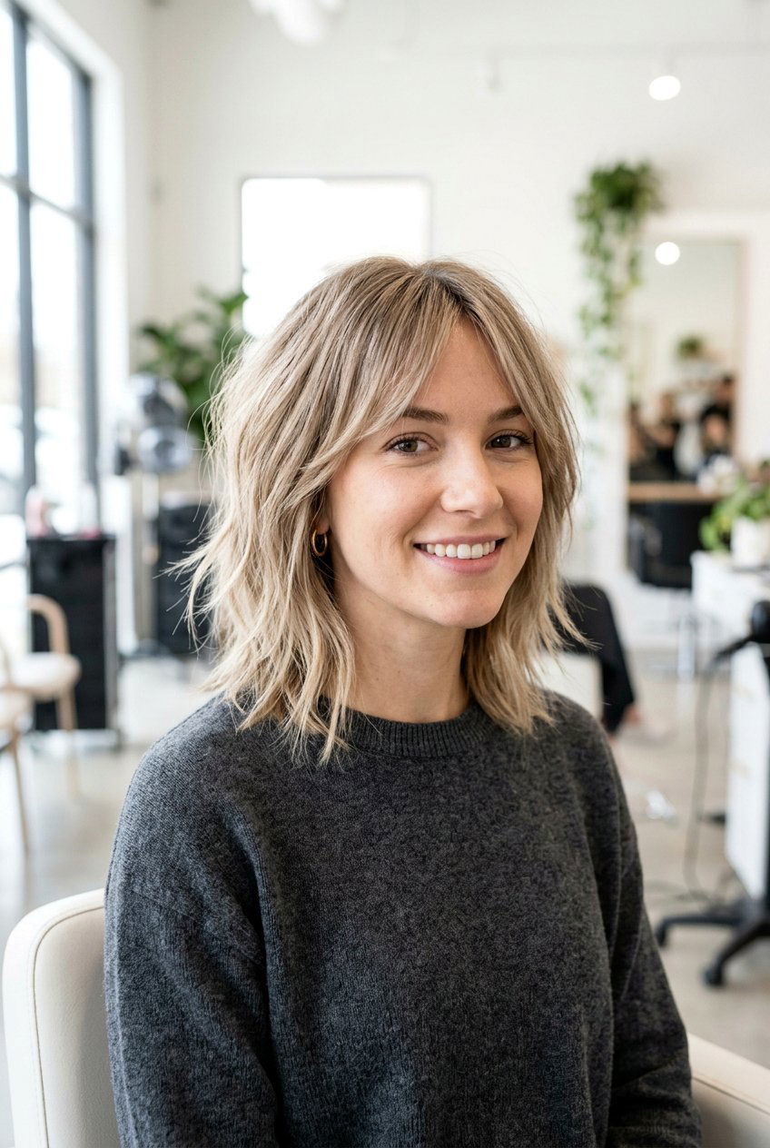 Shoulder Length Choppy Haircut - 20 choppy layered haircut - 20 choppy layered haircut