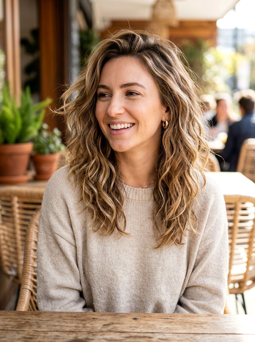 Shoulder Length Choppy Layers - 20 shoulder length wavy haircut for thick hair - 20 shoulder length wavy haircut for thick hair