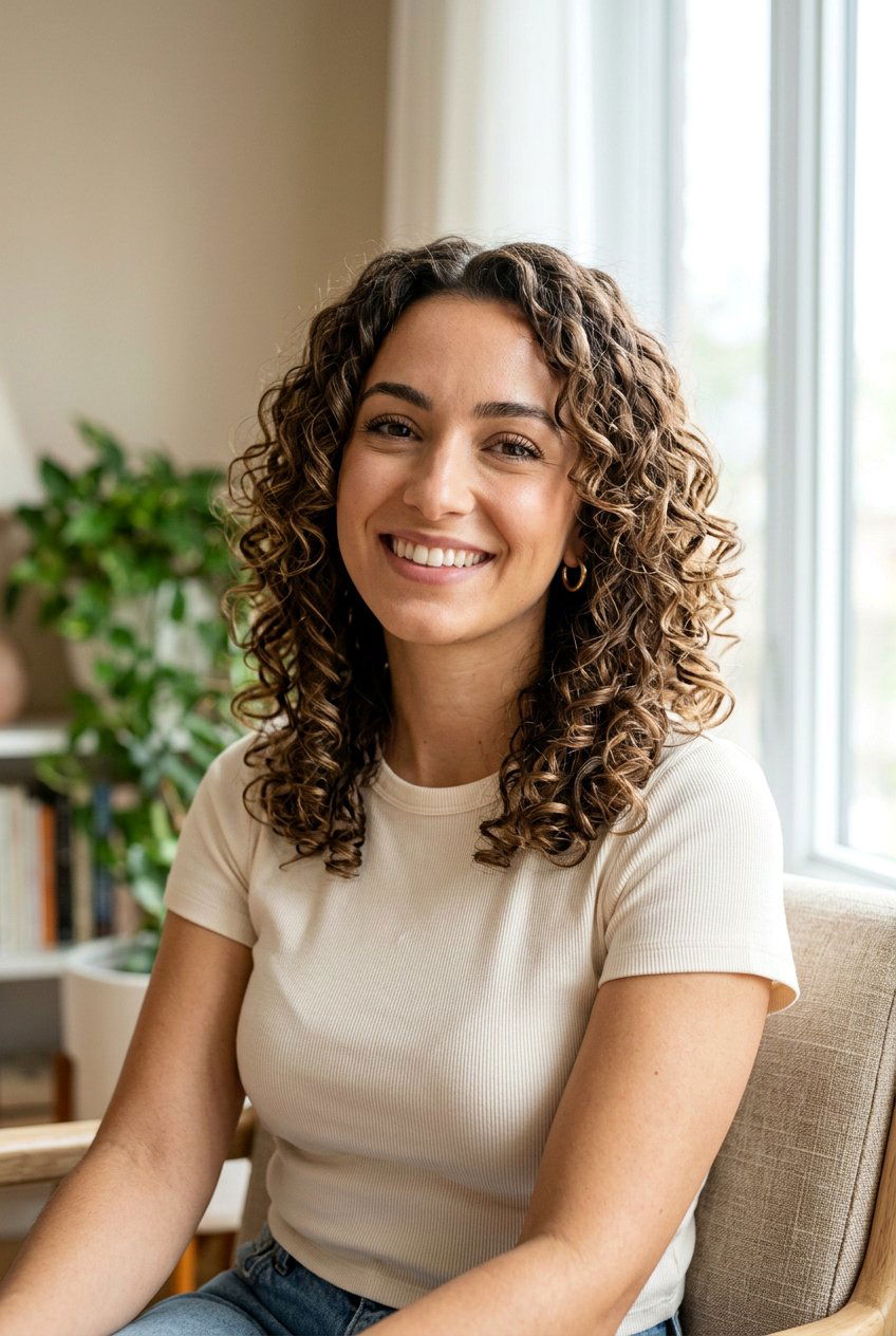 Shoulder Length Curl By Curl Haircut - 20 curl by curl haircut - 20 curl by curl haircut