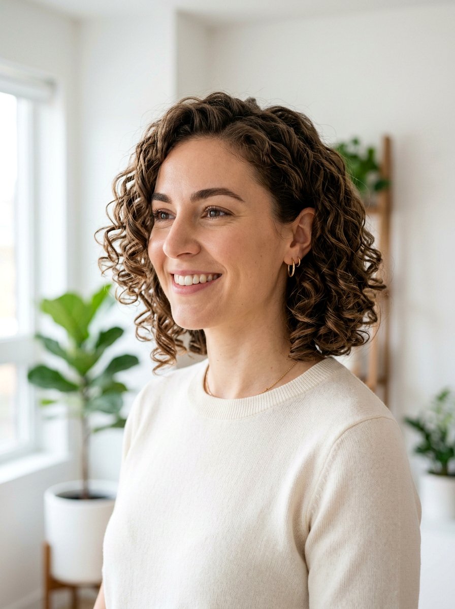 Shoulder Length Curly Bob Haircut - 20 shoulder length haircut for curly hair - 20 shoulder length haircut for curly hair