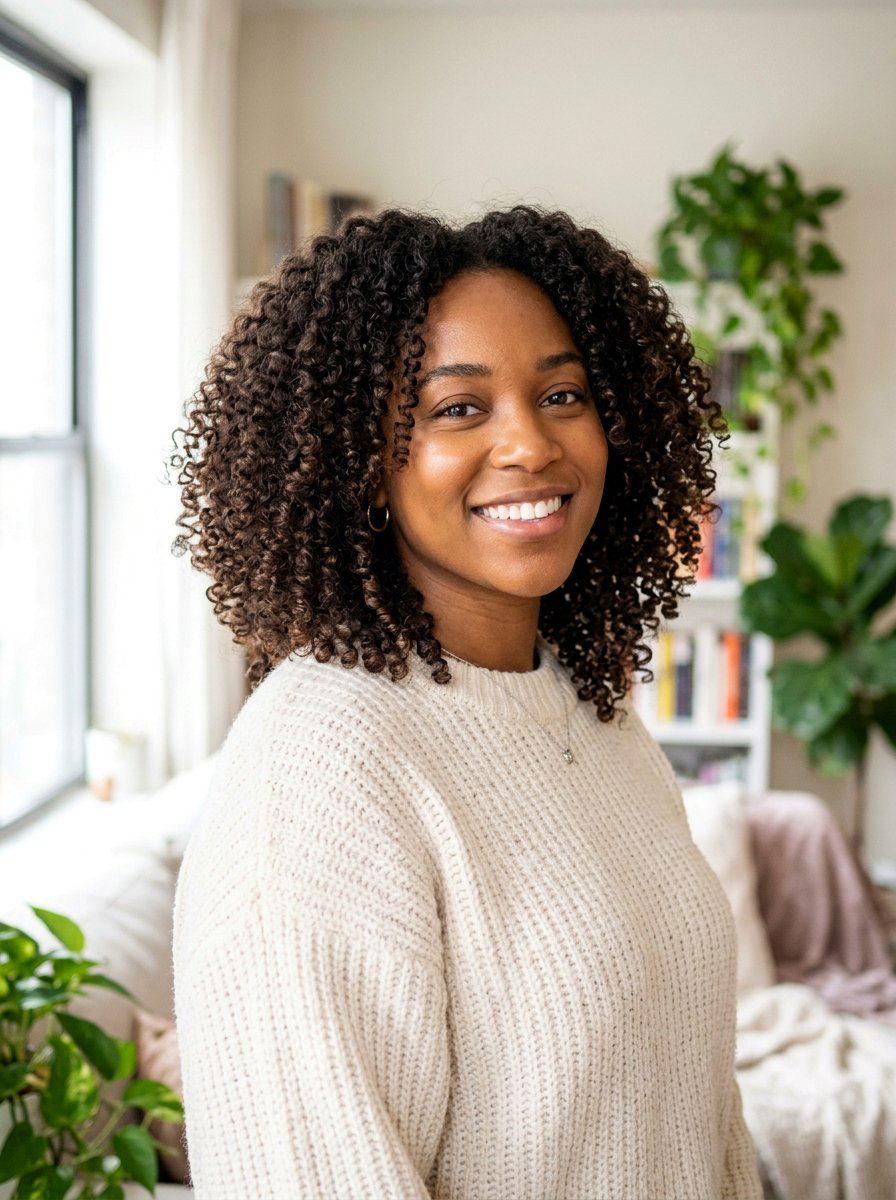 Shoulder Length Curly Cut For Heat Damage - 20 haircut for heat damaged curls - 20 haircut for heat damaged curls