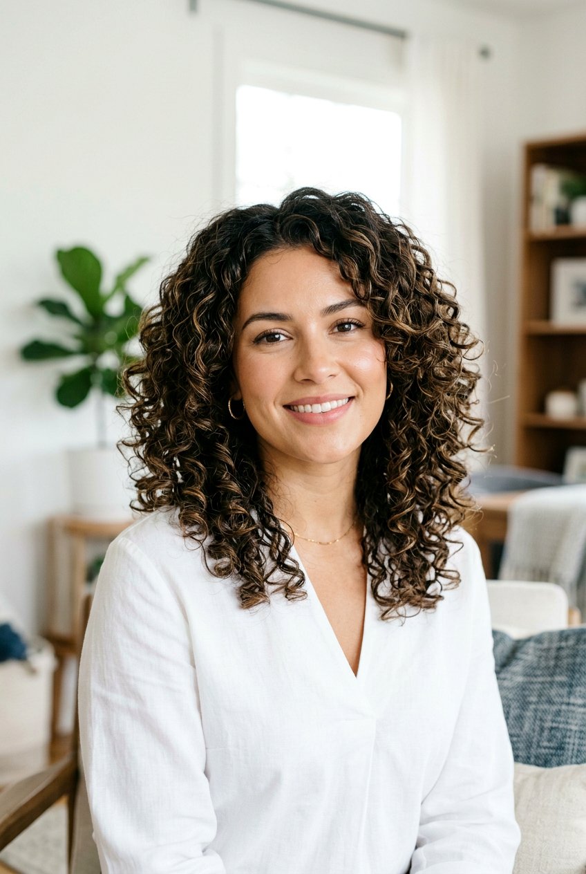 Shoulder Length Curly Hair For Square Face - 20 curly haircut for square face - 20 curly haircut for square face