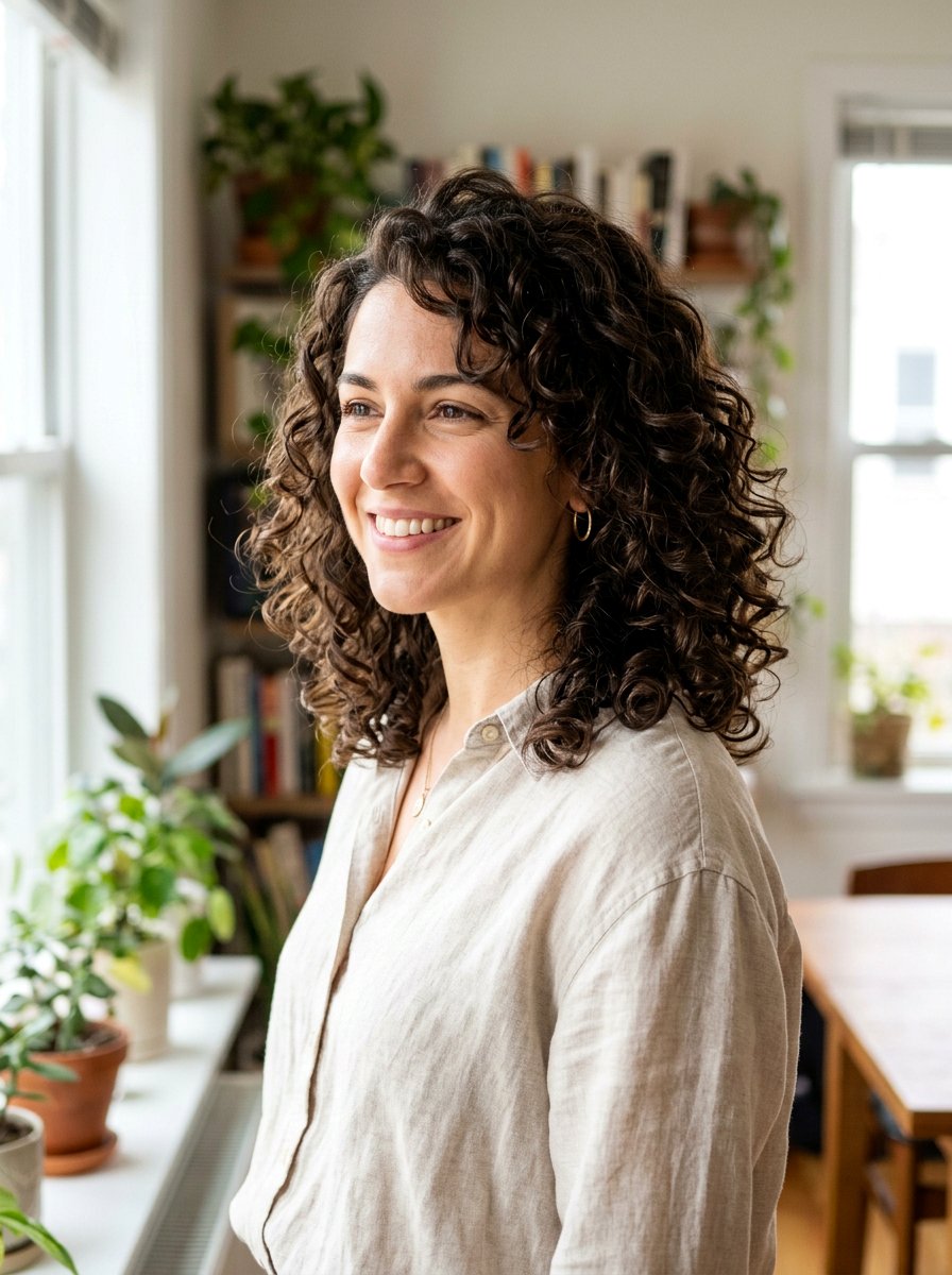 Shoulder Length Curly Haircut For Low Maintenance - 20 shoulder length haircut for curly hair - 20 shoulder length haircut for curly hair