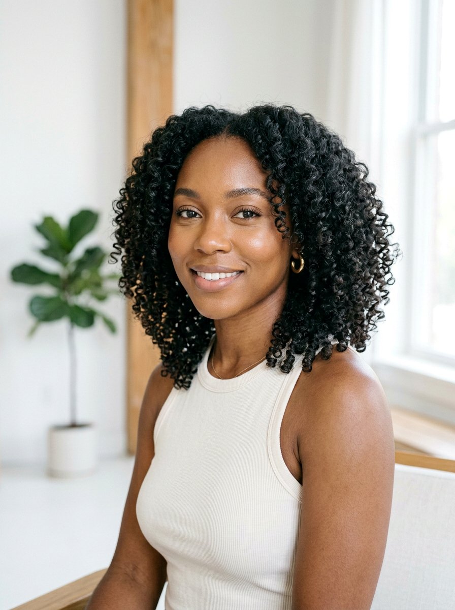 Shoulder Length Curly Haircut For Natural Curls - 20 shoulder length haircut for curly hair - 20 shoulder length haircut for curly hair