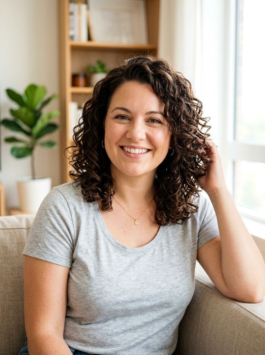 Shoulder Length Curly Haircut For Round Face - 20 shoulder length haircut for curly hair - 20 shoulder length haircut for curly hair