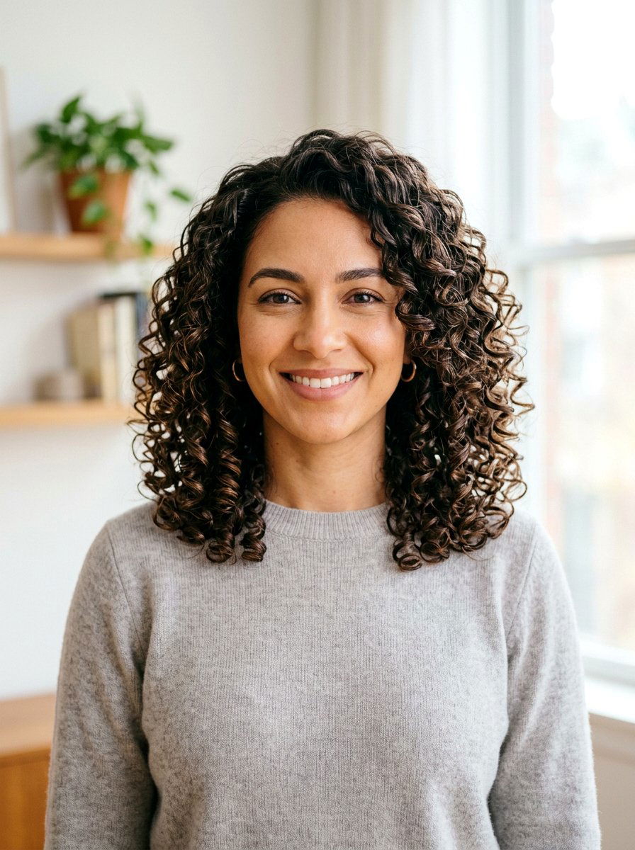 20 Stunning Shoulder Length Haircut Ideas For Curly Hair