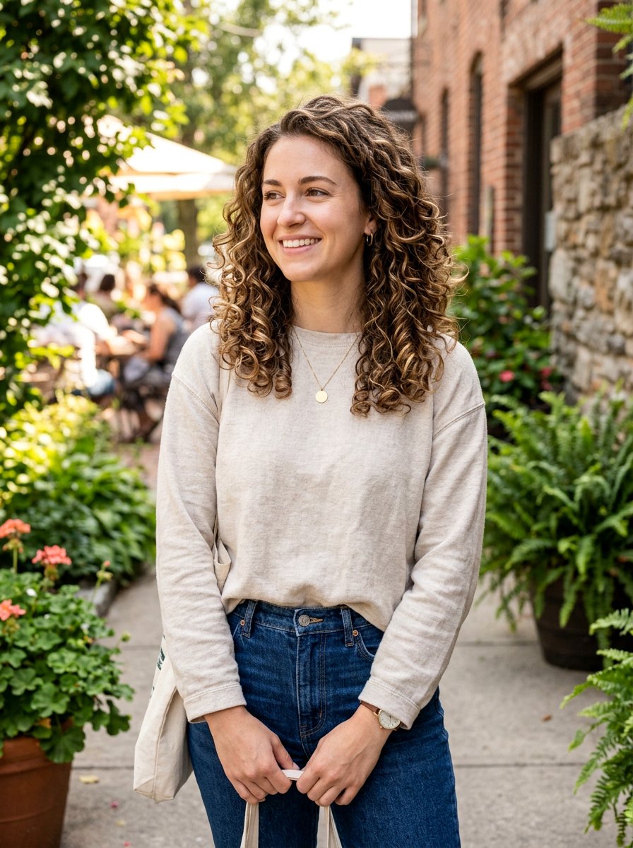 Shoulder Length Curly Layers For Low Maintenance - 20 shoulder length curly layers haircut - 20 shoulder length curly layers haircut