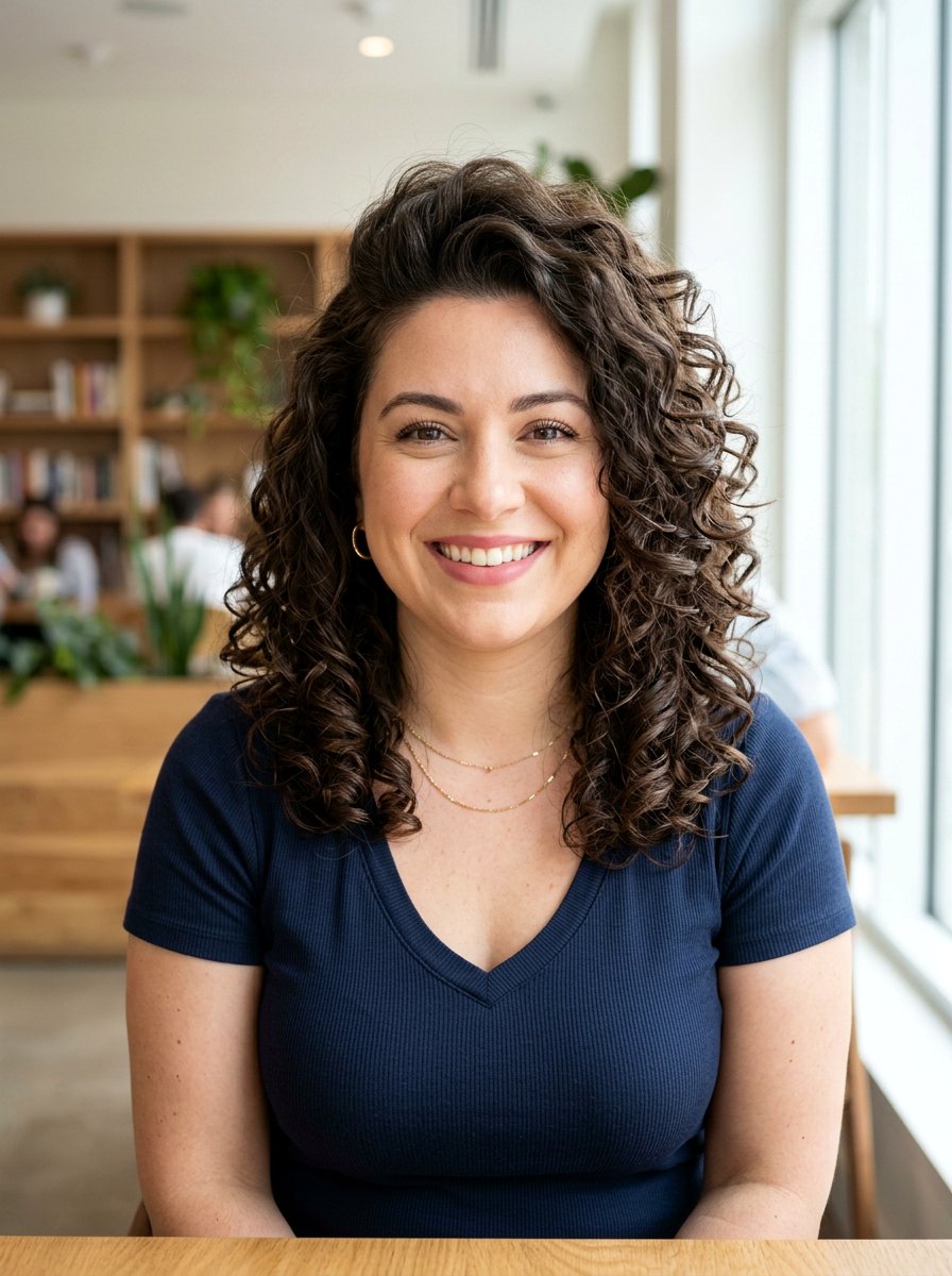 Shoulder Length Curly Layers For Round Face - 20 shoulder length curly layers haircut - 20 shoulder length curly layers haircut