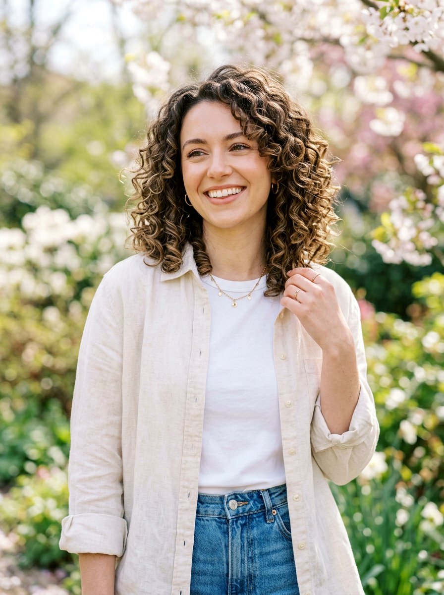 Shoulder Length Curly Lob - 20 shoulder length haircut for curly hair - 20 shoulder length haircut for curly hair