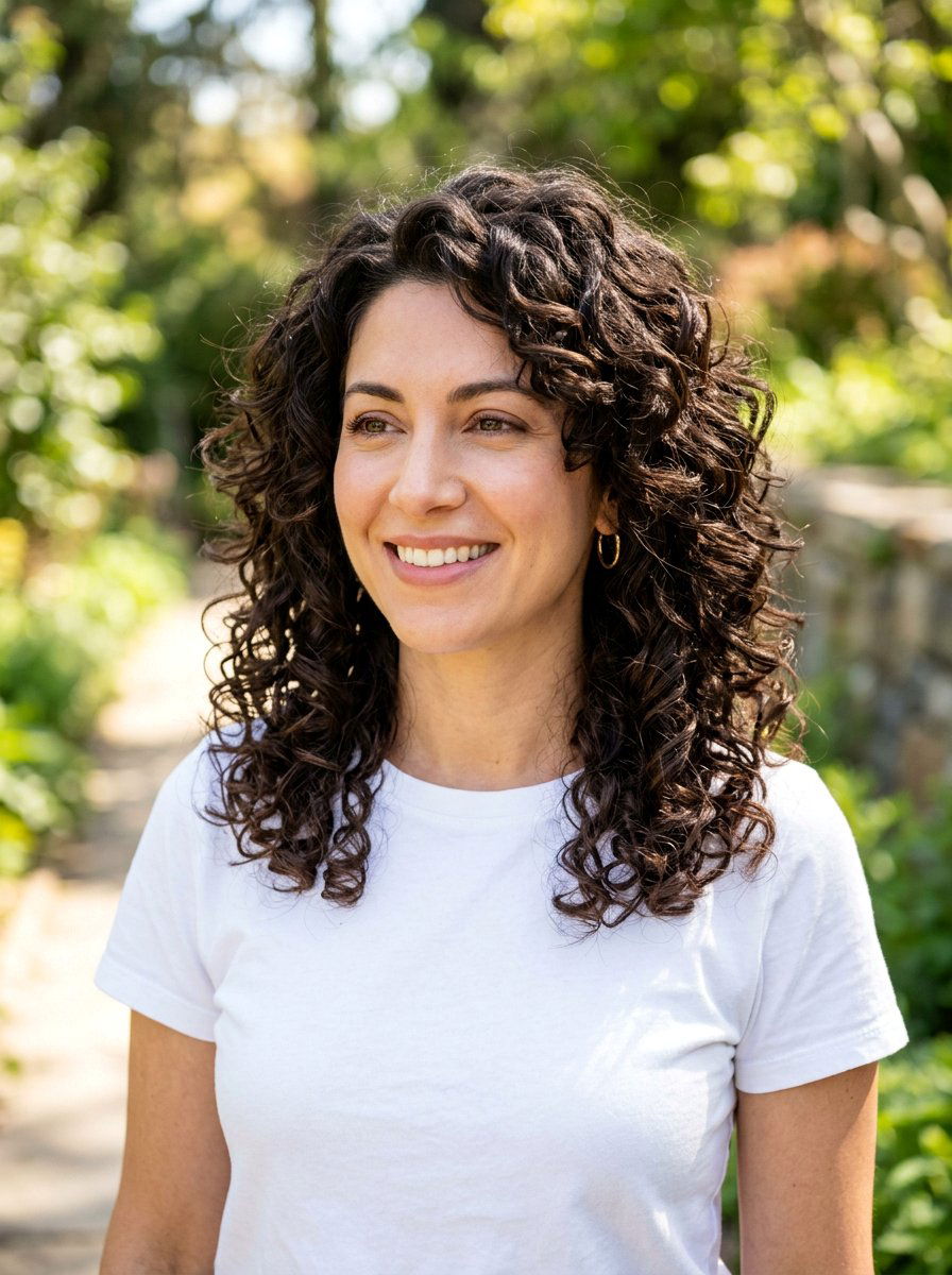 Shoulder Length Curly Shag For Thick Hair - 20 shoulder length curly shag haircut - 20 shoulder length curly shag haircut