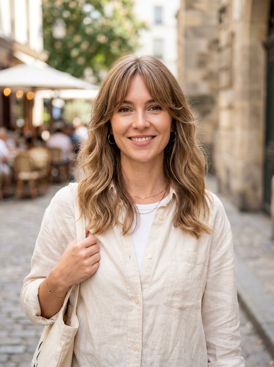 Shoulder Length Cut With Curtain Bangs For Thin Hair - 20 shoulder length haircut for thin hair - 20 shoulder length haircut for thin hair