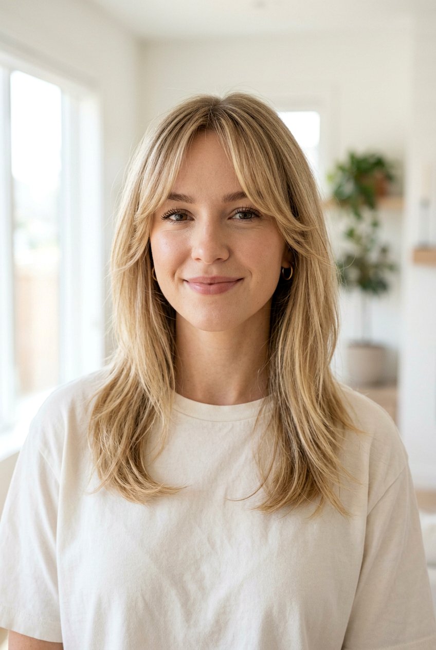 Shoulder Length Cut With Curtain Bangs For Thin Hair - 20 curtain bangs for thin hair - 20 curtain bangs for thin hair