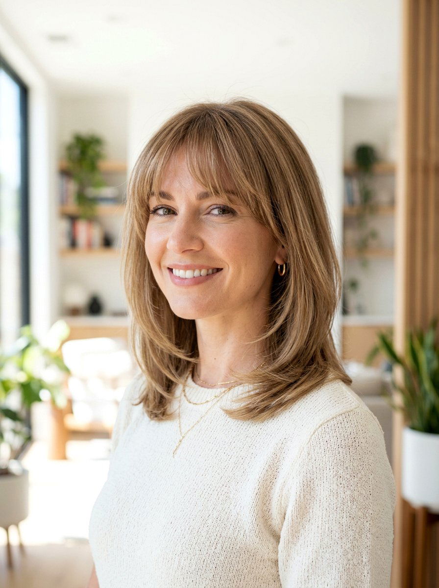 Shoulder Length Cut With Layers And Bangs For Thin Hair - 20 shoulder length haircut for thin hair - 20 shoulder length haircut for thin hair