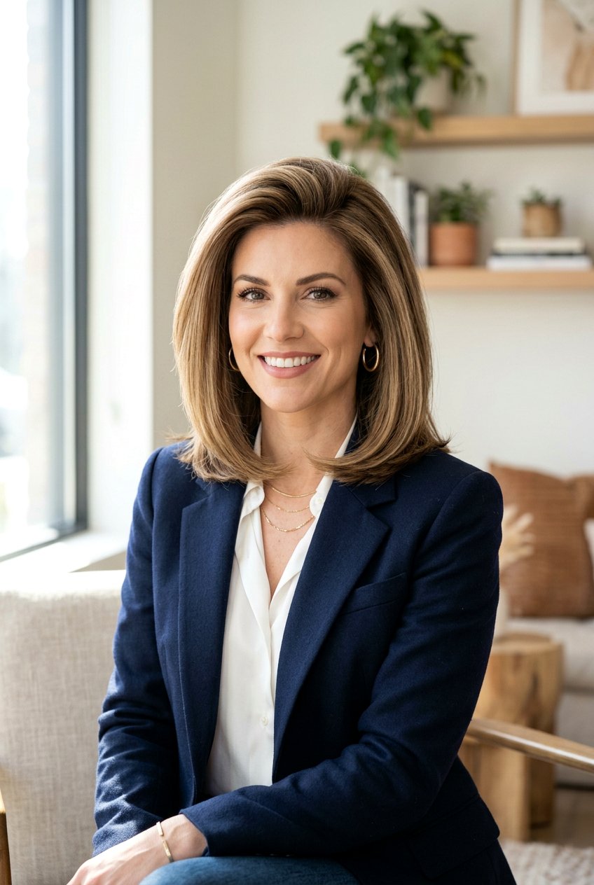 Shoulder Length Cut With Side Part Volume - 20 best medium haircut for thin hair - 20 best medium haircut for thin hair