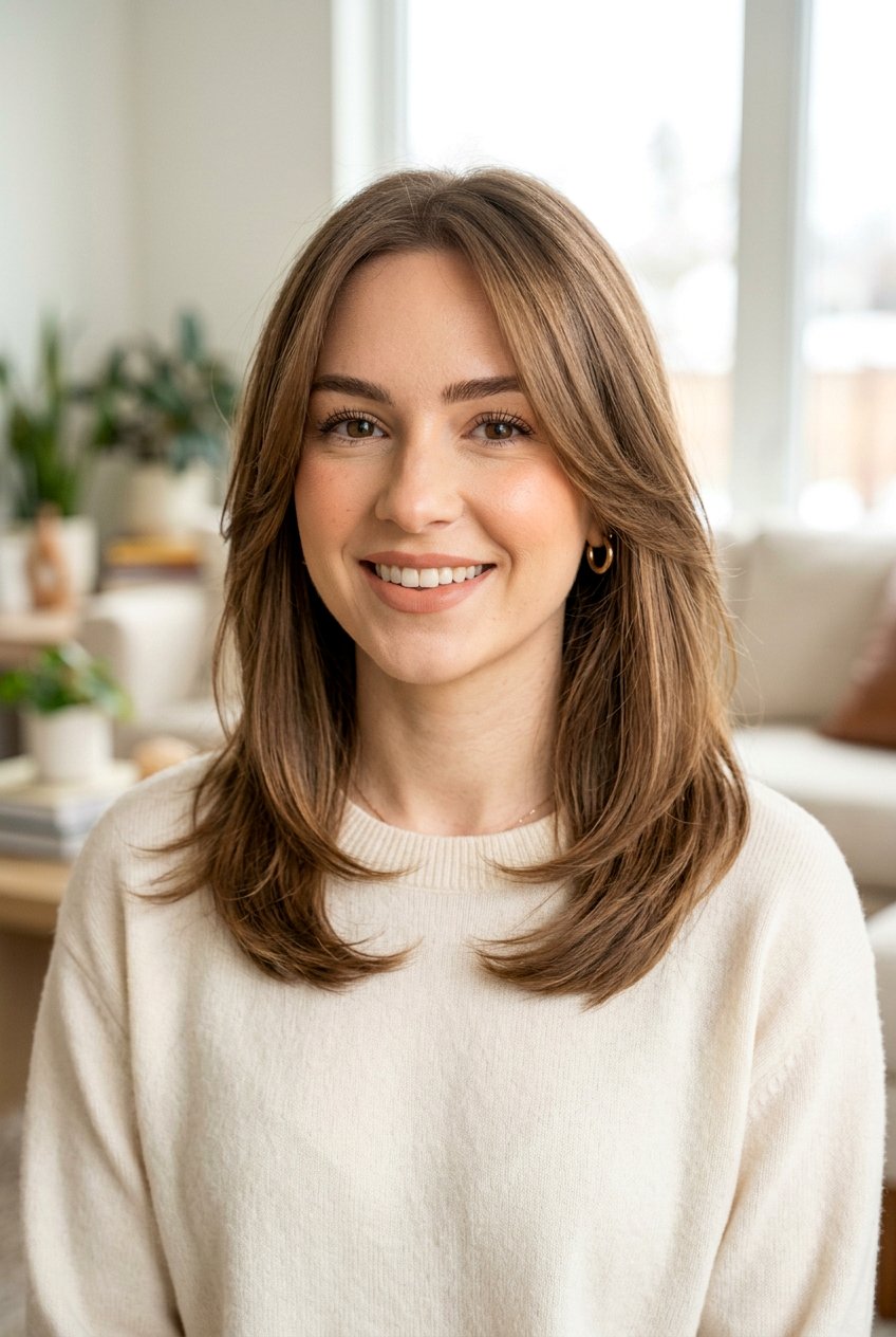 Shoulder Length Cut With Soft Face Framing Layers - 20 shoulder length hair with face framing layers - 20 shoulder length hair with face framing layers