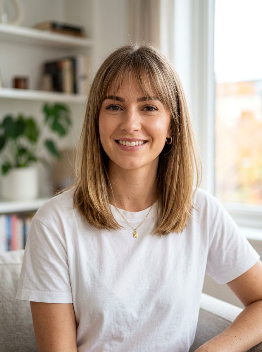 Shoulder Length Cut With Wispy Bangs For Thin Hair - 20 shoulder length haircut for thin hair - 20 shoulder length haircut for thin hair