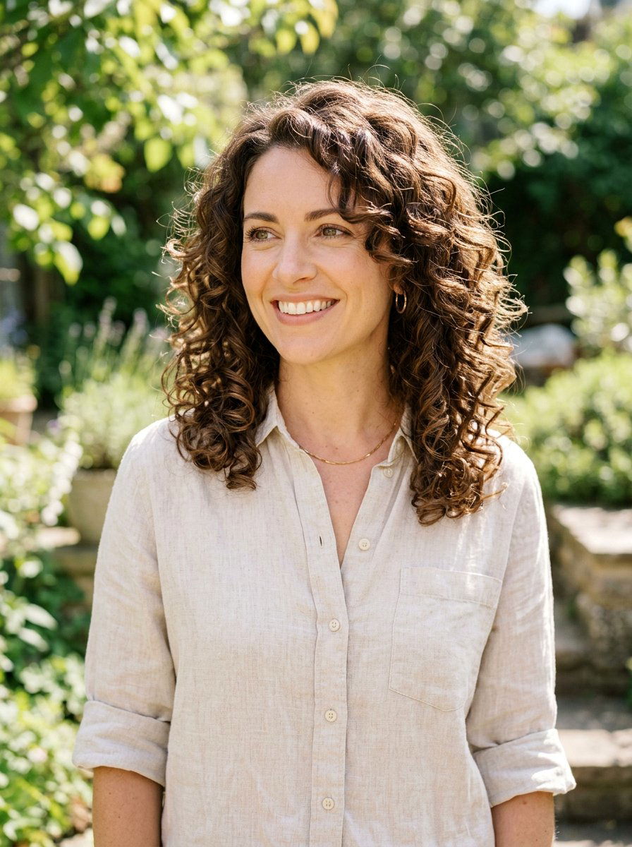 Shoulder Length Feathered Curly Cut - 20 haircut for dense curly hair - 20 haircut for dense curly hair