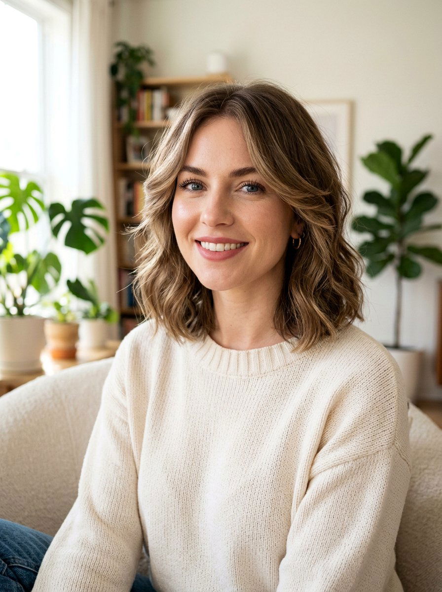 Shoulder Length Feathered Cut With Face Framing Layers - 20 shoulder length haircut with feathered ends - 20 shoulder length haircut with feathered ends