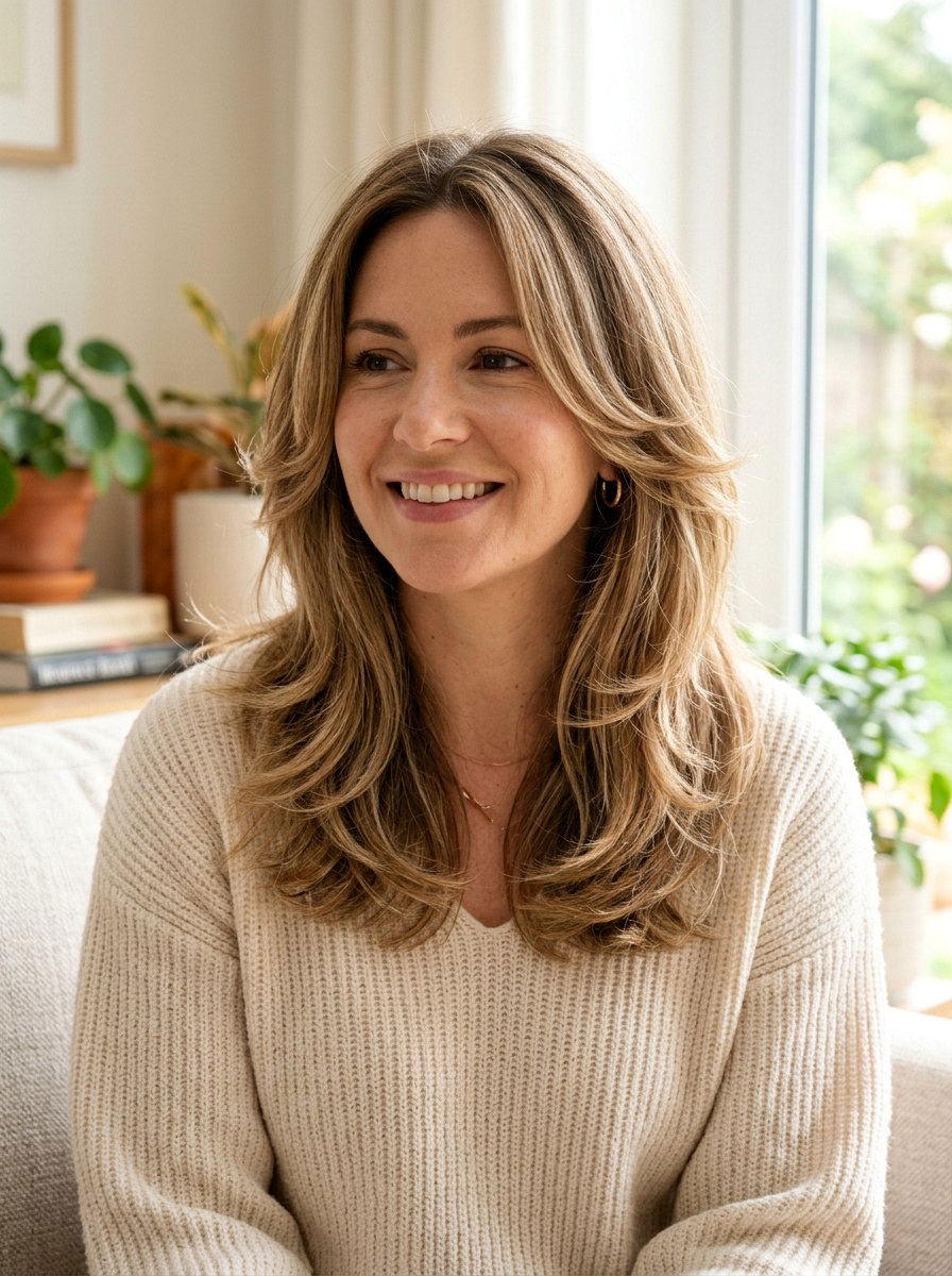 Shoulder Length Feathered Haircut For Thick Hair - 20 shoulder length haircut with feathered ends - 20 shoulder length haircut with feathered ends