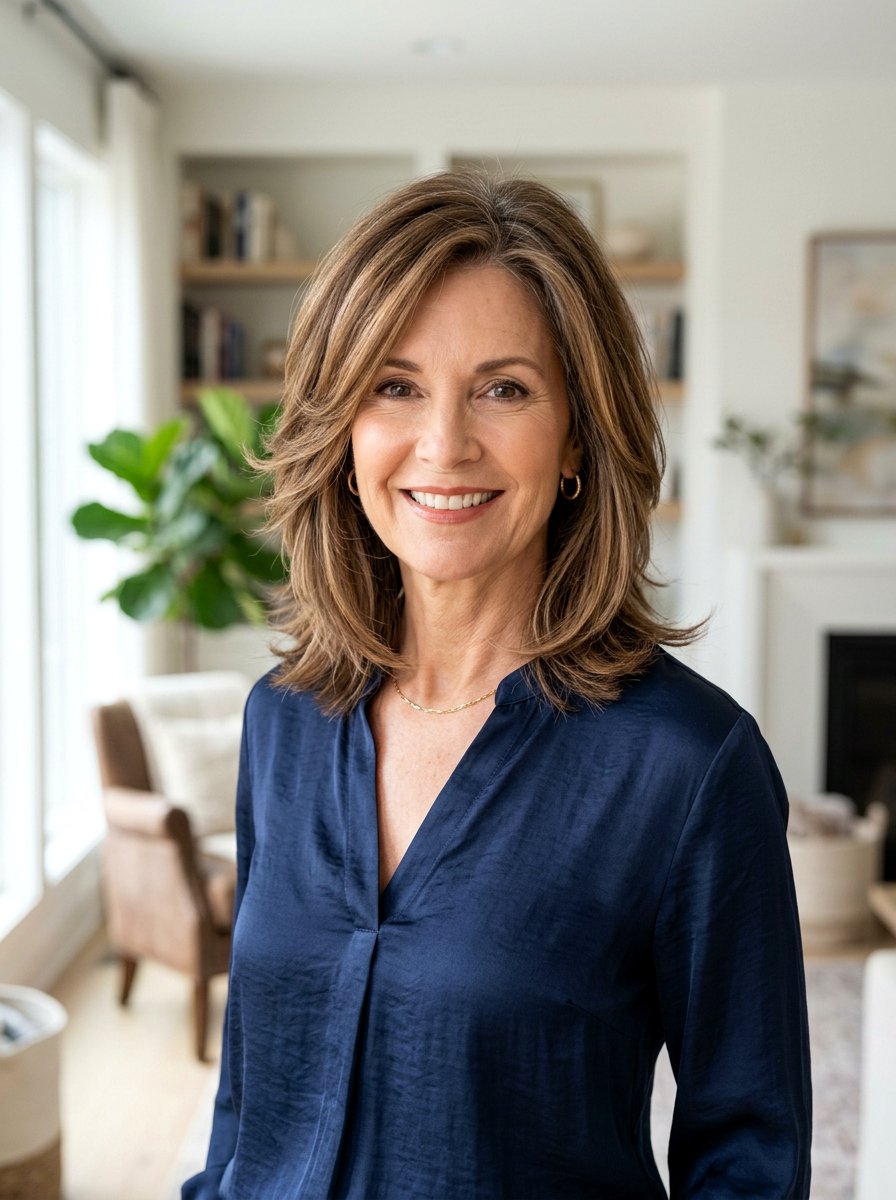 Shoulder Length Feathered Haircut For Women Over 50 - 20 shoulder length haircut with feathered ends - 20 shoulder length haircut with feathered ends