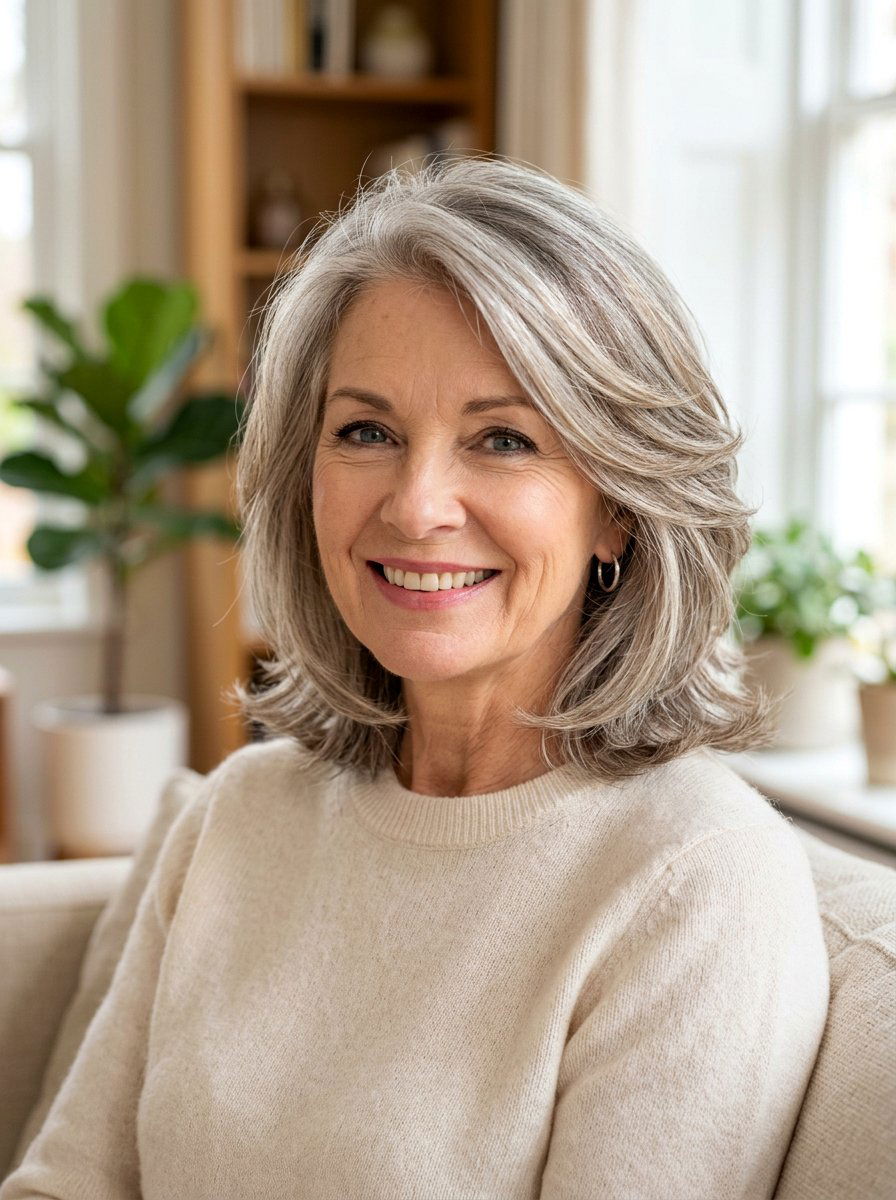 Shoulder Length Feathered Haircut For Women Over 60 - 20 shoulder length haircut for women over 60 - 20 shoulder length haircut for women over 60