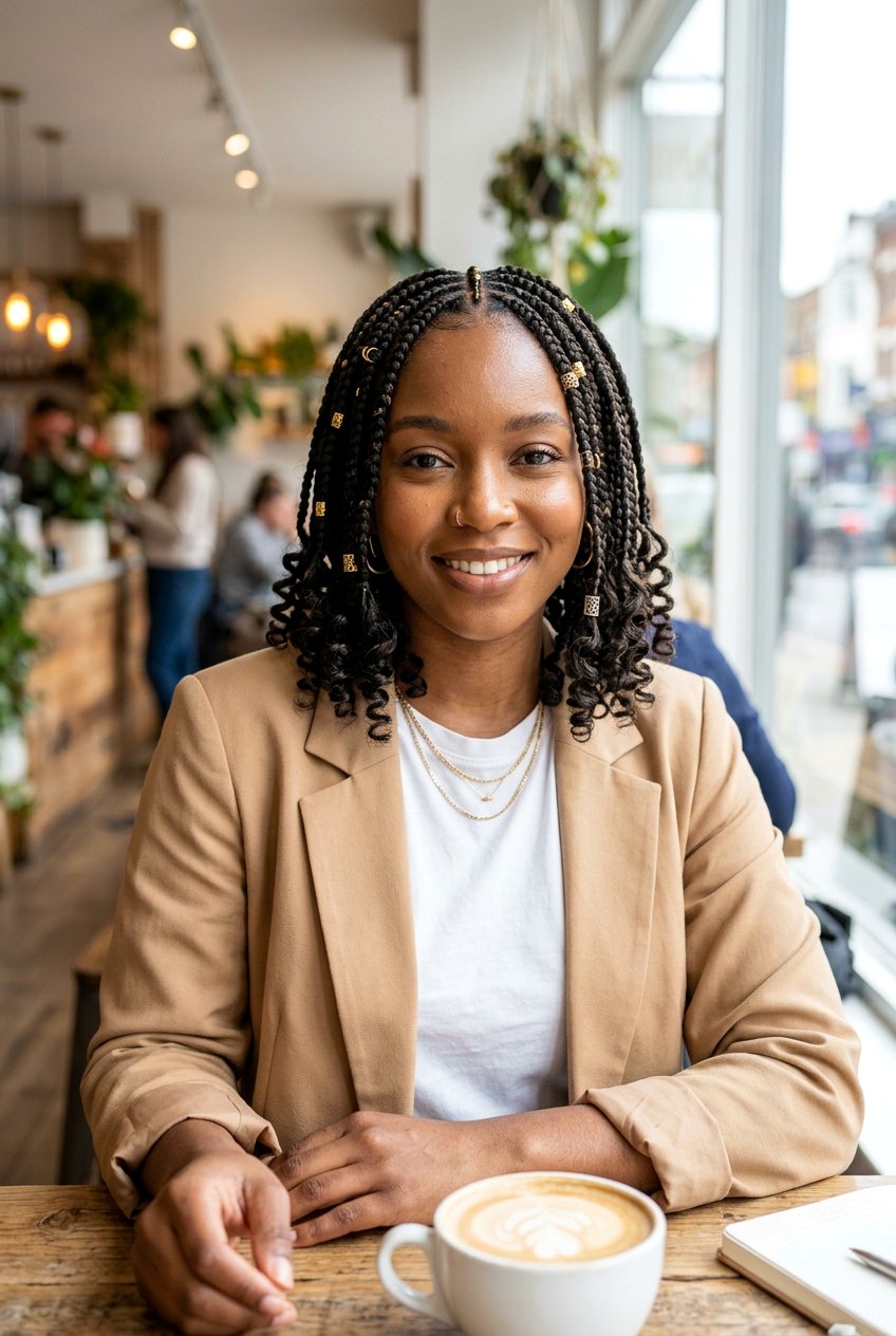 Shoulder Length Fulani Braids With Curly Ends - 20 fulani braids with curly ends - 20 fulani braids with curly ends